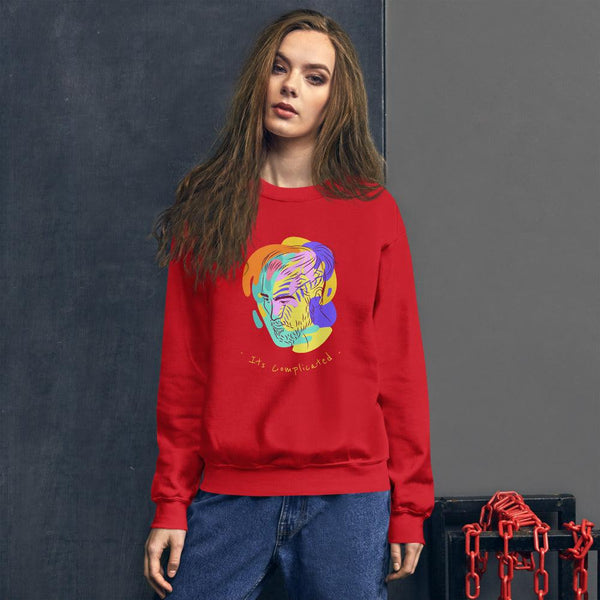 Unisex Sweatshirt : Its Complicated - Image #8