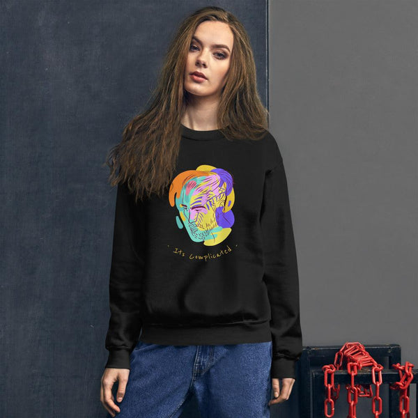 Unisex Sweatshirt : Its Complicated - Image #6