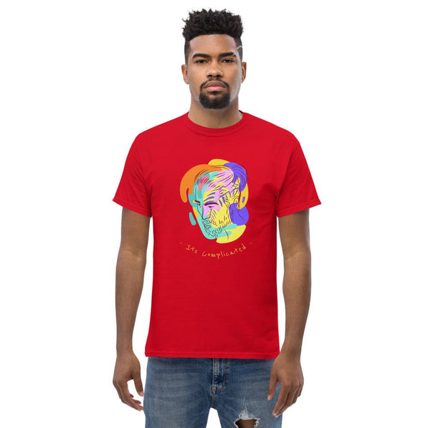 Men's heavyweight tee : Its Complicated - Image #3