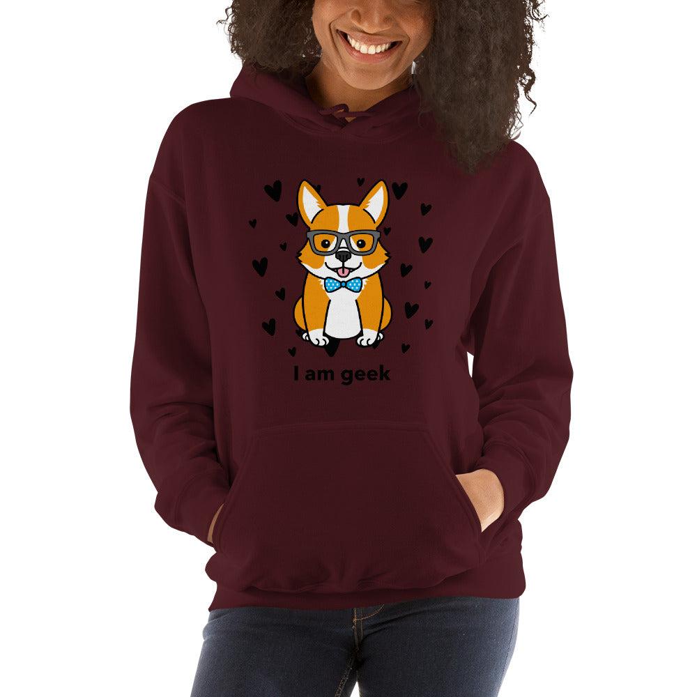 Unisex Hoodie : I am geek
