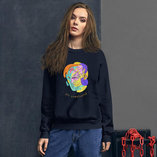 Unisex Sweatshirt : Its Complicated - Image #7