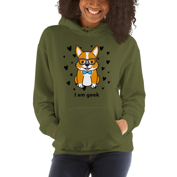 Unisex Hoodie : I am geek - Image #5