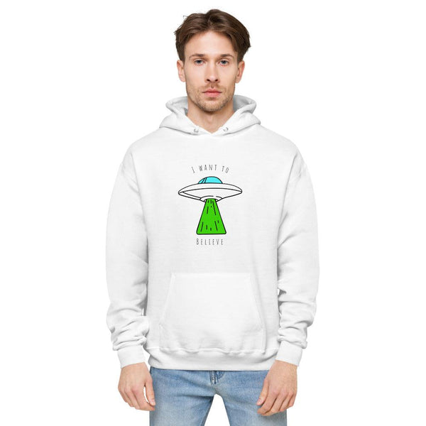 Unisex fleece hoodie : I Want To Believe - Image #6