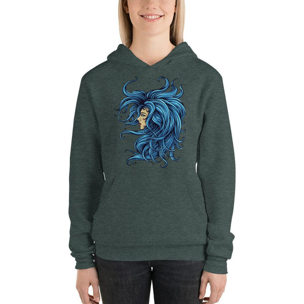 Unisex hoodie : Lady In The Blue - Image #3