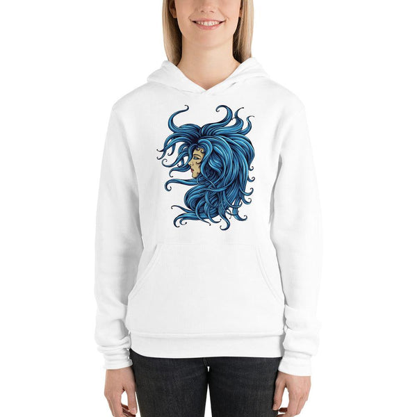 Unisex hoodie : Lady In The Blue - Image #4